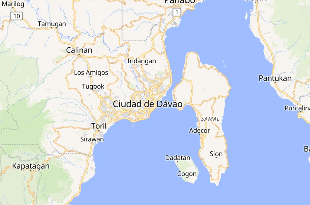 Tienda Suing, San Roque Area Map