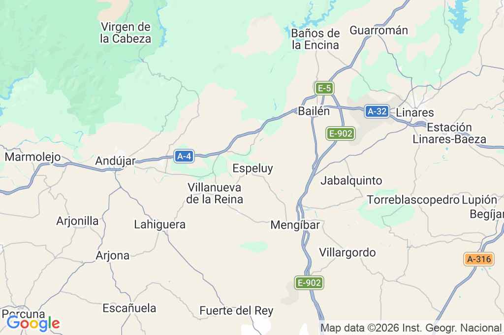 Espelúy Area Map