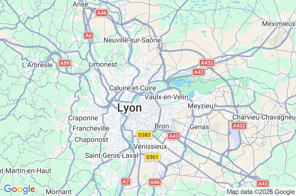 Porte de Croix-Luizet Area Map Porte de Croix-Luizet Area Map