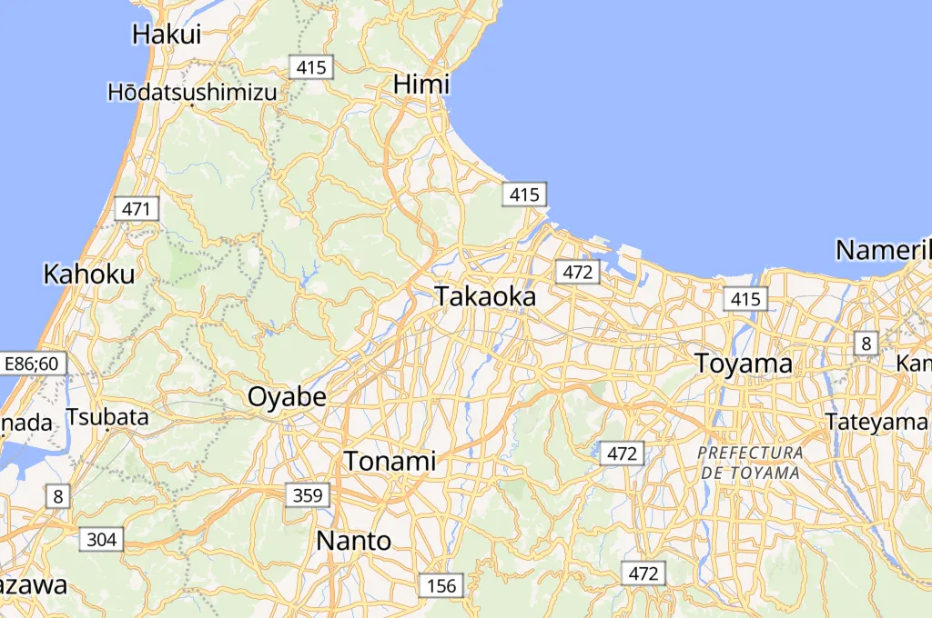 Cruce de Shimizumachi Area Map