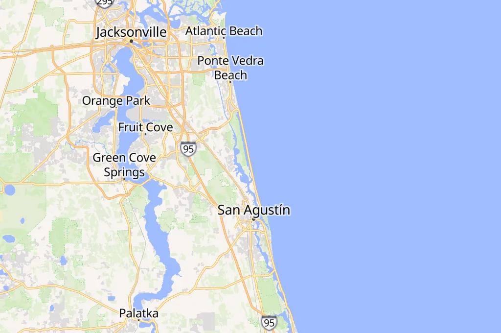 South Ponte Vedra Beach Area Map South Ponte Vedra Beach Area Map