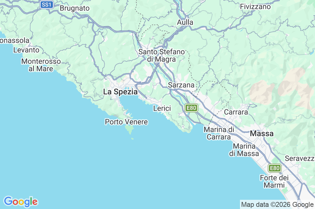 Venere Azzurra Area Map