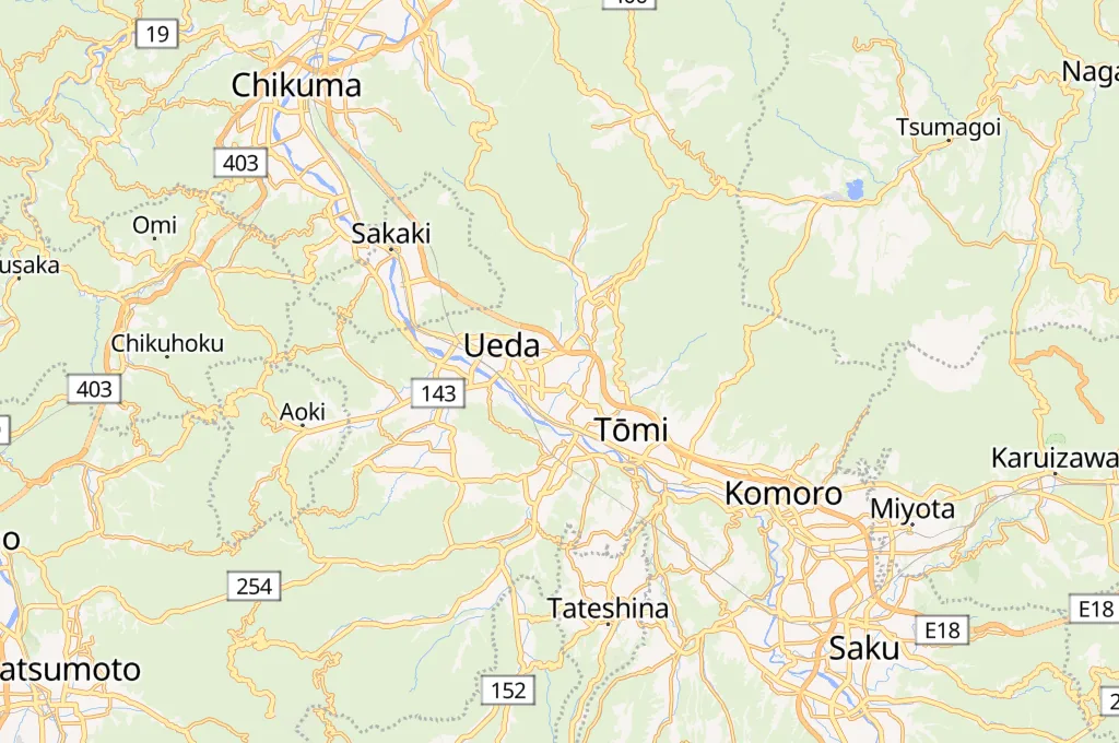 Kosato Area Map Kosato Area Map