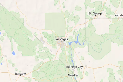 Map of Las Vegas