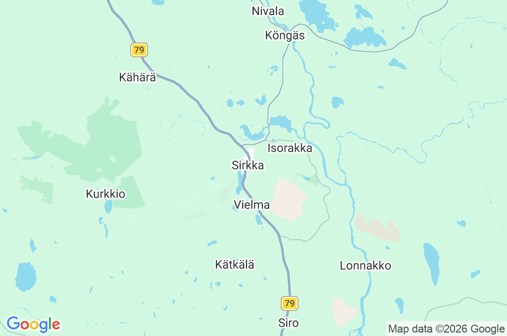 Levi Area Map Levi Area Map