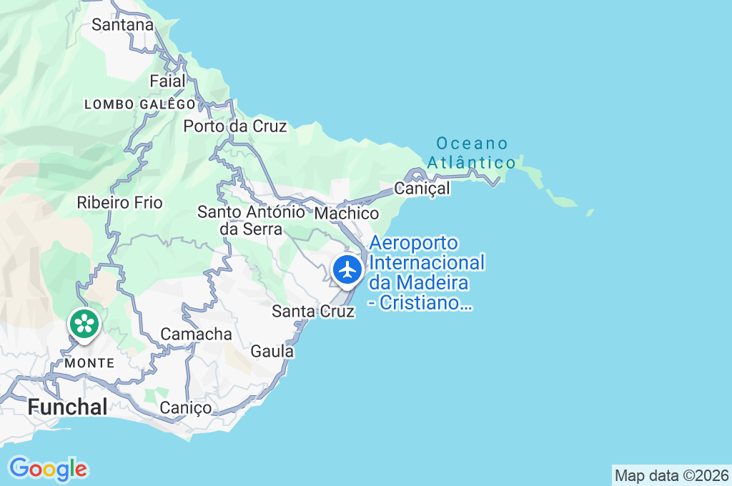 Machico Area Map