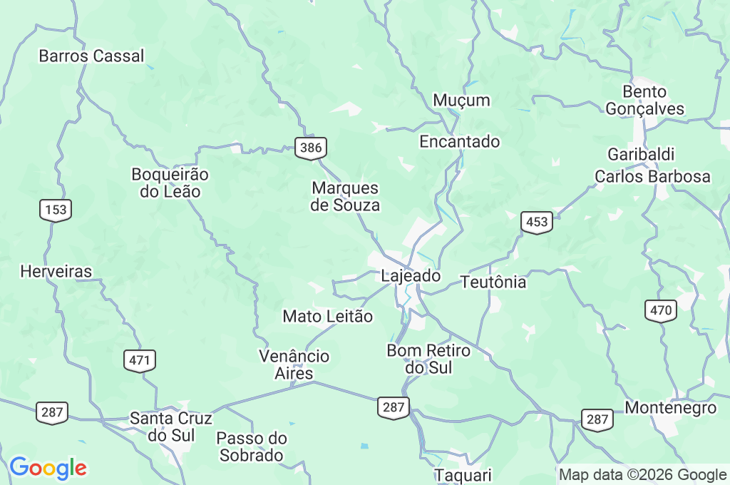 Ponte do Storck Area Map Ponte do Storck Area Map