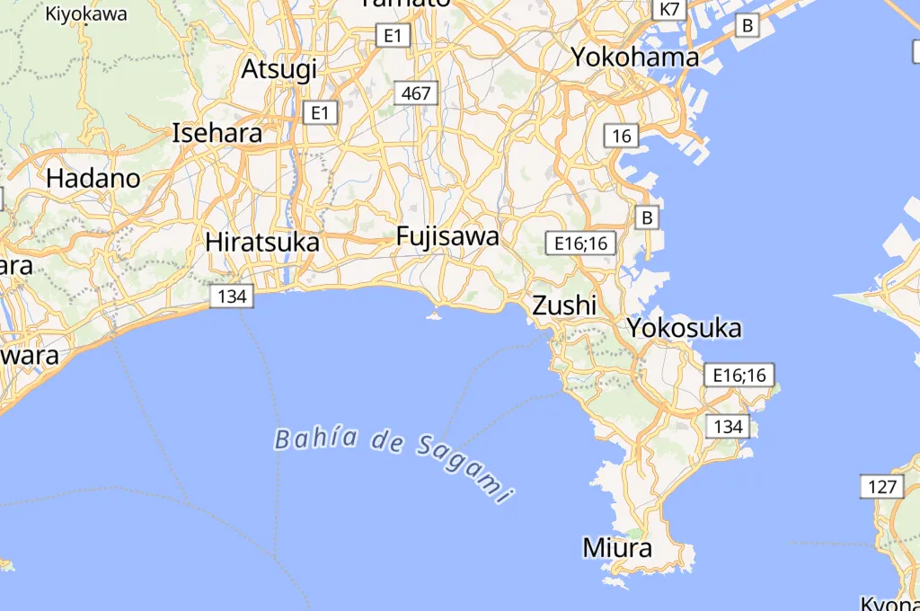 Estación Kamakurakoukoumae Area Map