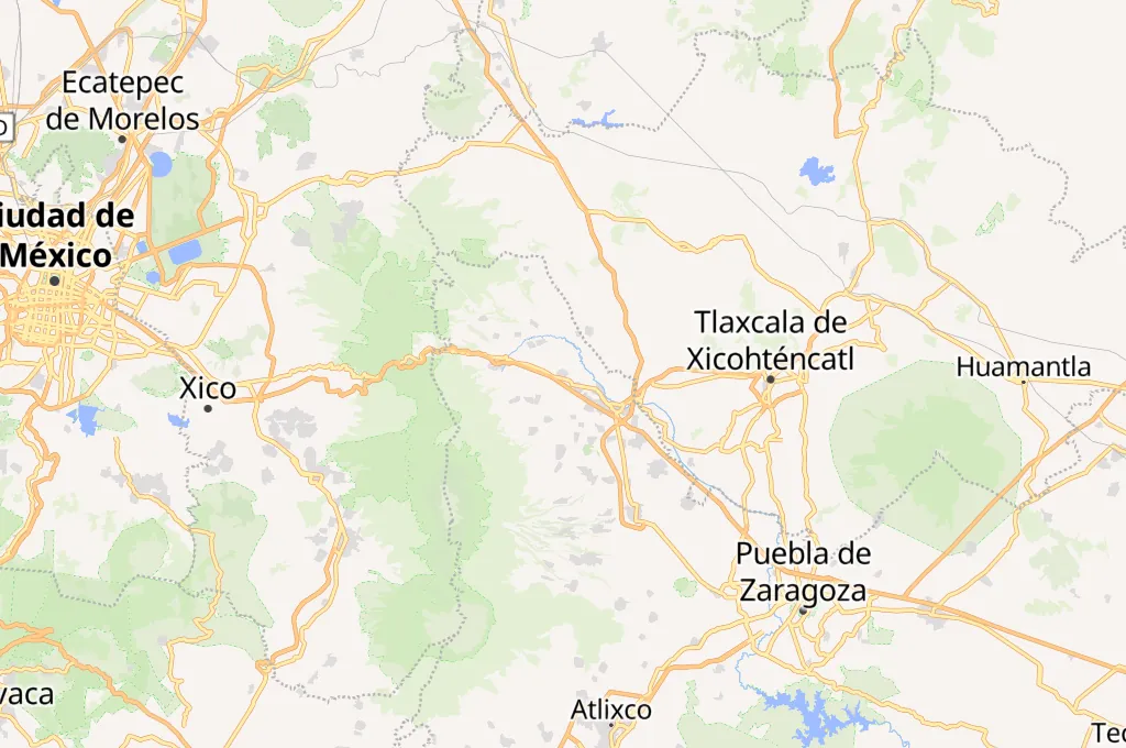 San Matías Tlalancaleca Area Map