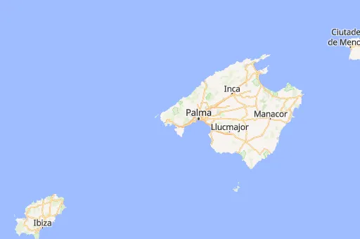 Map of Calvià