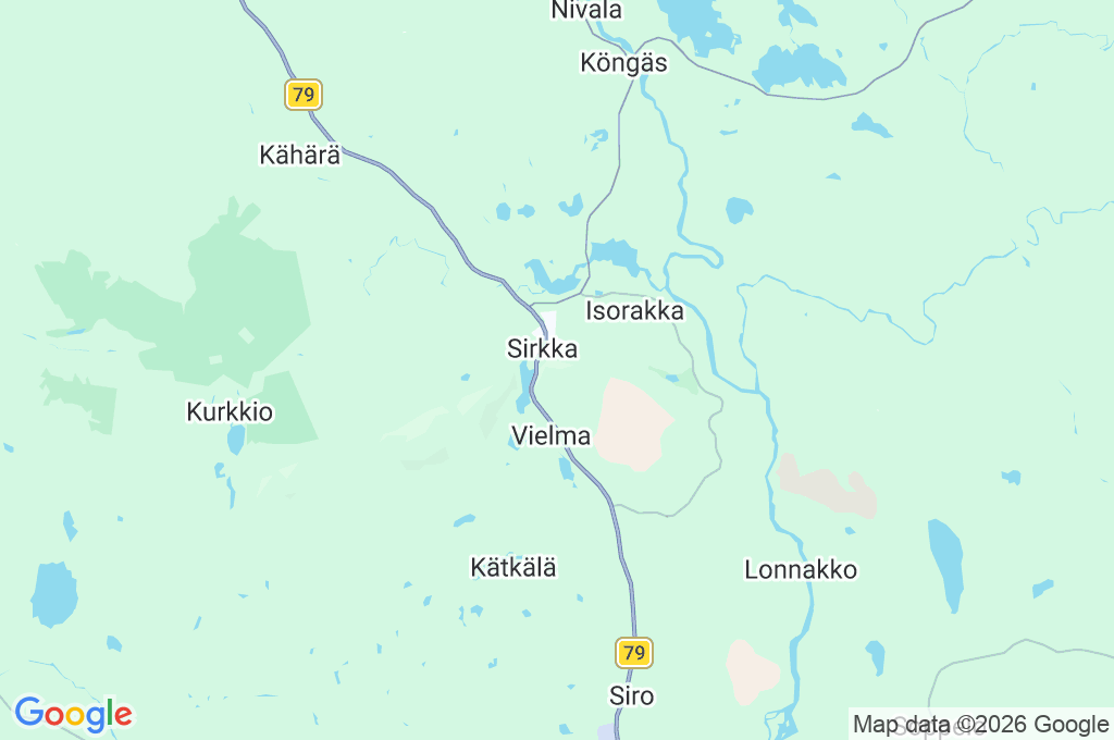 Levi Area Map Levi Area Map