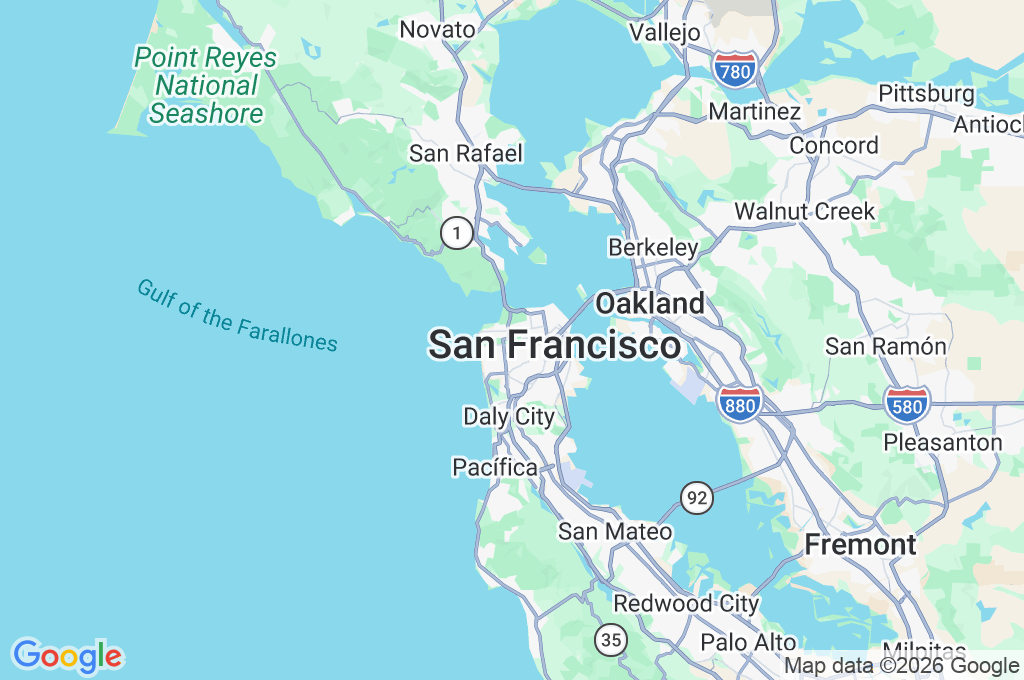 Academia de Ciencias de California Area Map Academia de Ciencias de California Area Map