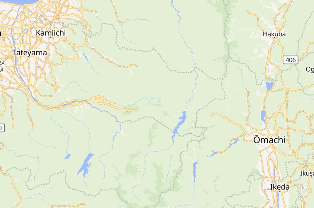 Murodo Area Map Murodo Area Map