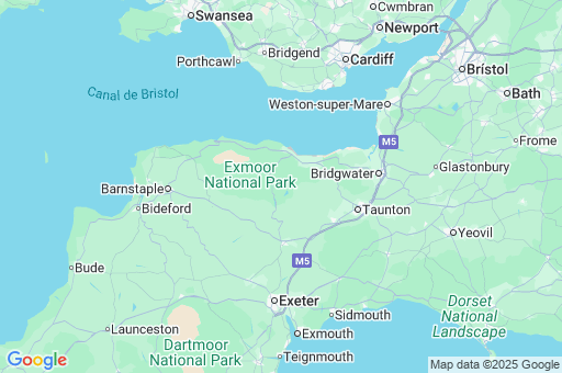 Map of Somerset