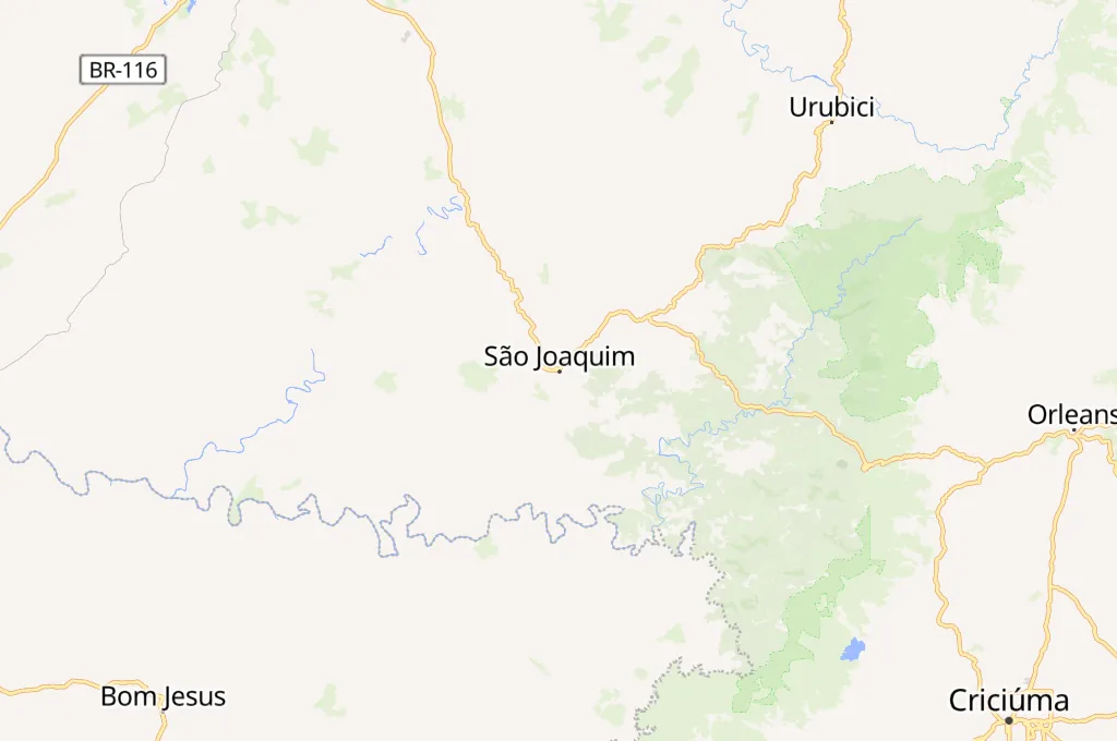 São Joaquim Area Map