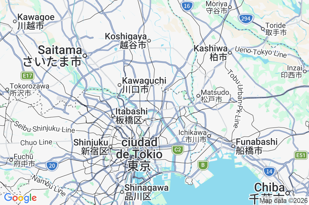 Adachi Area Map
