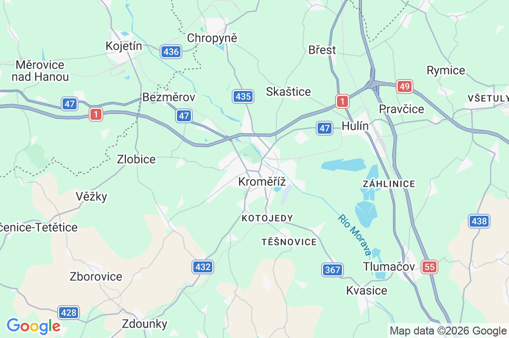 Riegrovo náměstí Area Map Riegrovo náměstí Area Map