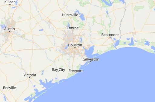 Map of Houston