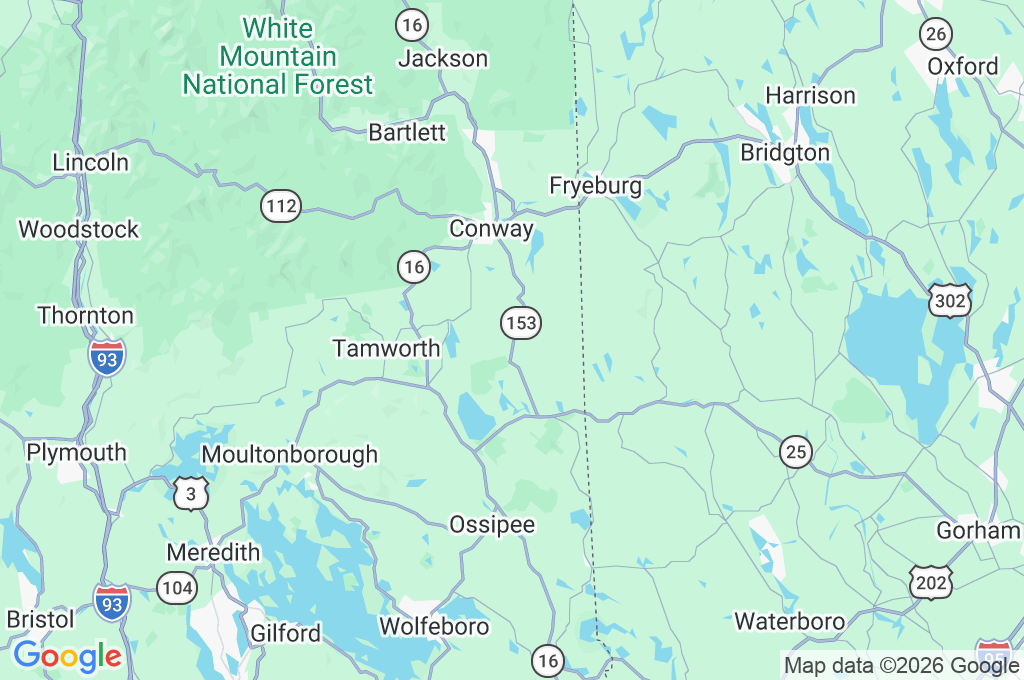 King Pine Ski Area Area Map