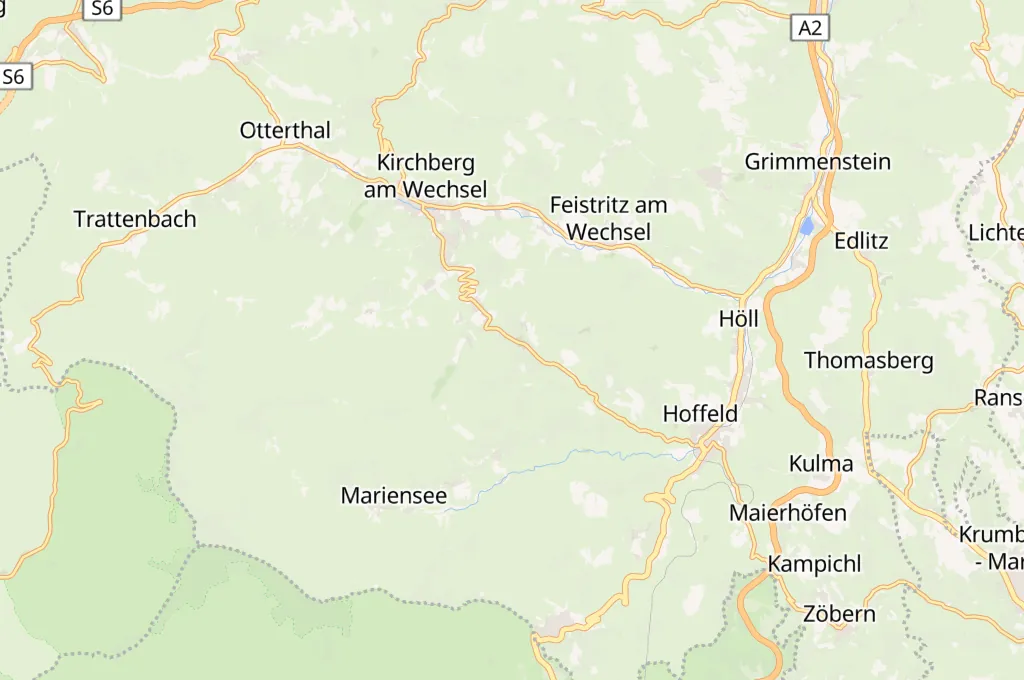 St. Corona am Wechsel Area Map St. Corona am Wechsel Area Map
