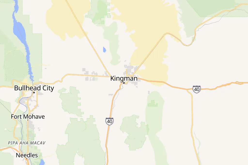 Kingman Area Map Kingman Area Map