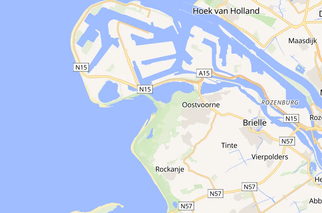 Oostvoorne Area Map Oostvoorne Area Map
