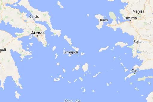 Map of Cícladas