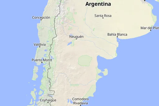 Map of Río Negro