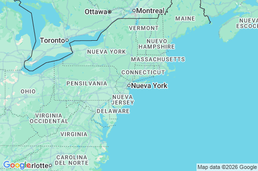 Map of Nueva York