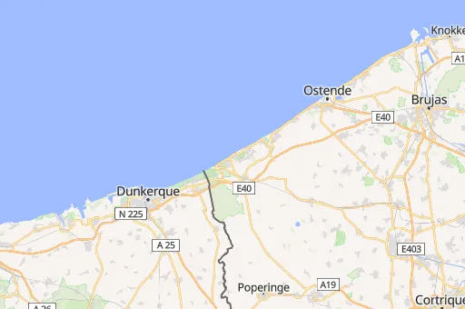 Map of Flandes Occidental