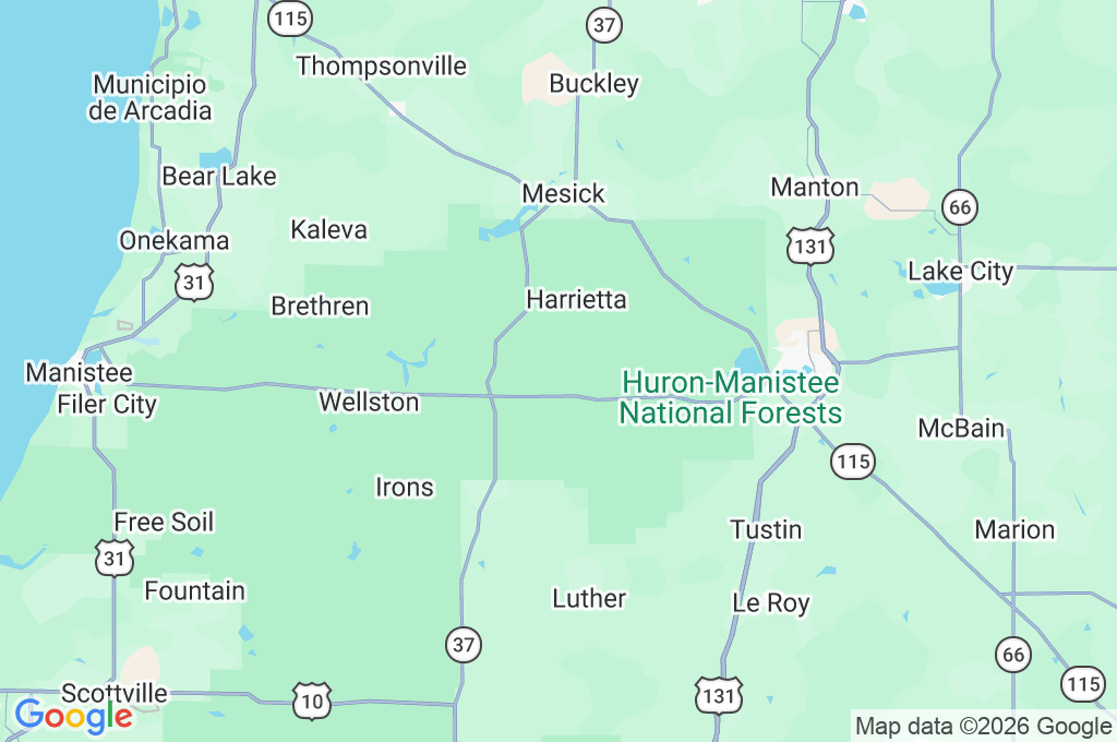 Caberfae Peaks Area Map