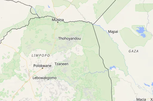 Map of Mopani