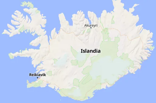 Map of Islandia
