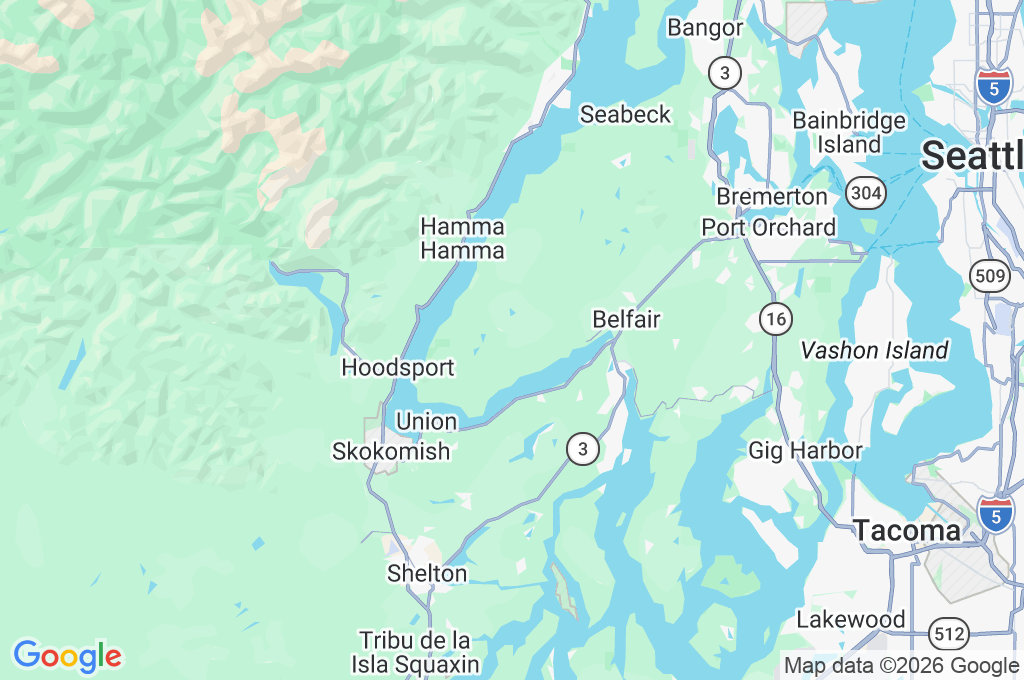 Collins Lake Road y Belfair-Tahuya Road Area Map Collins Lake Road y Belfair-Tahuya Road Area Map