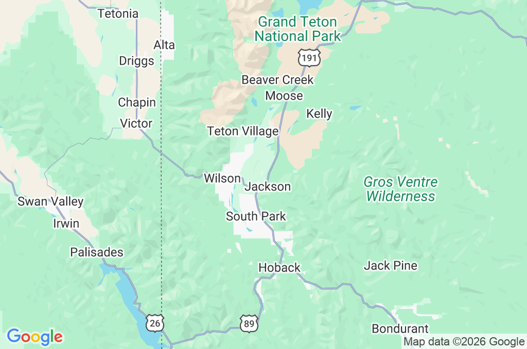 Spring Creek Ranch Area Map