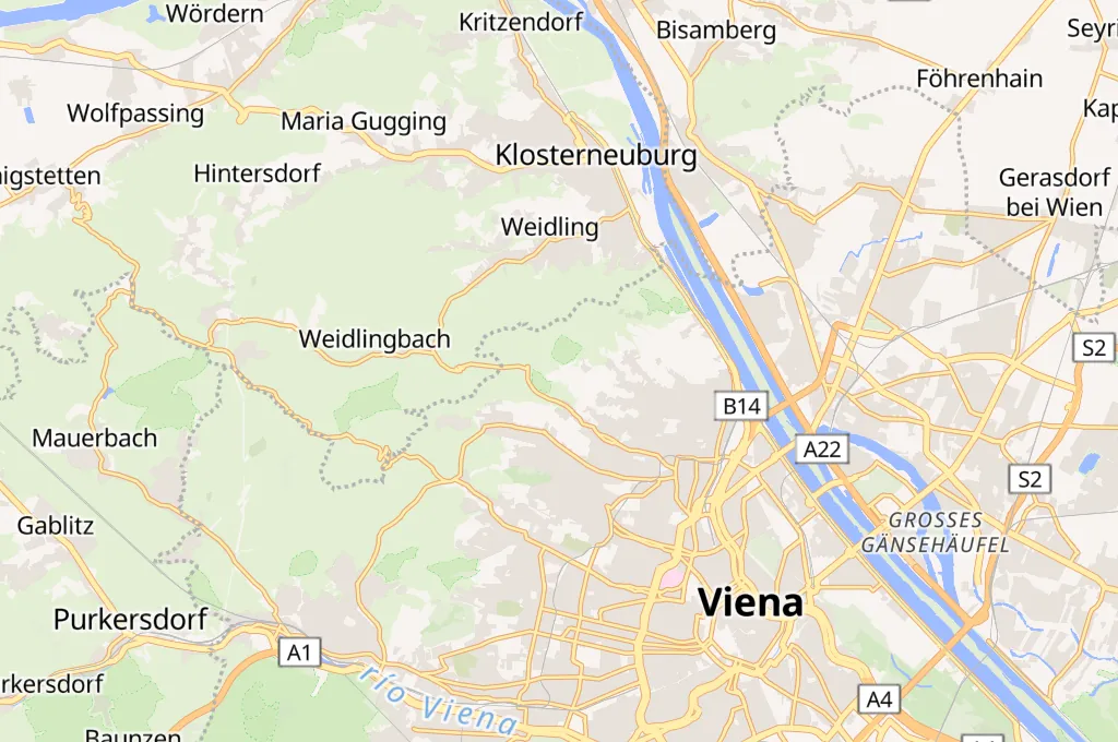 Am Himmel Area Map