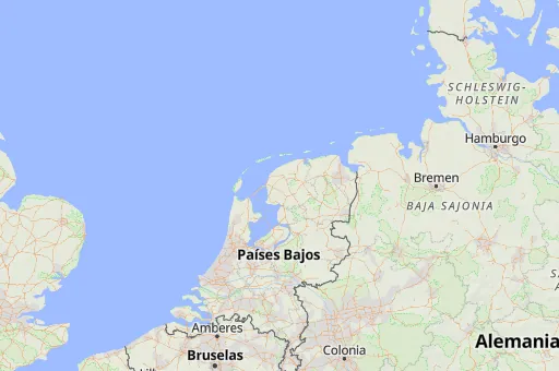 Map of Frisia
