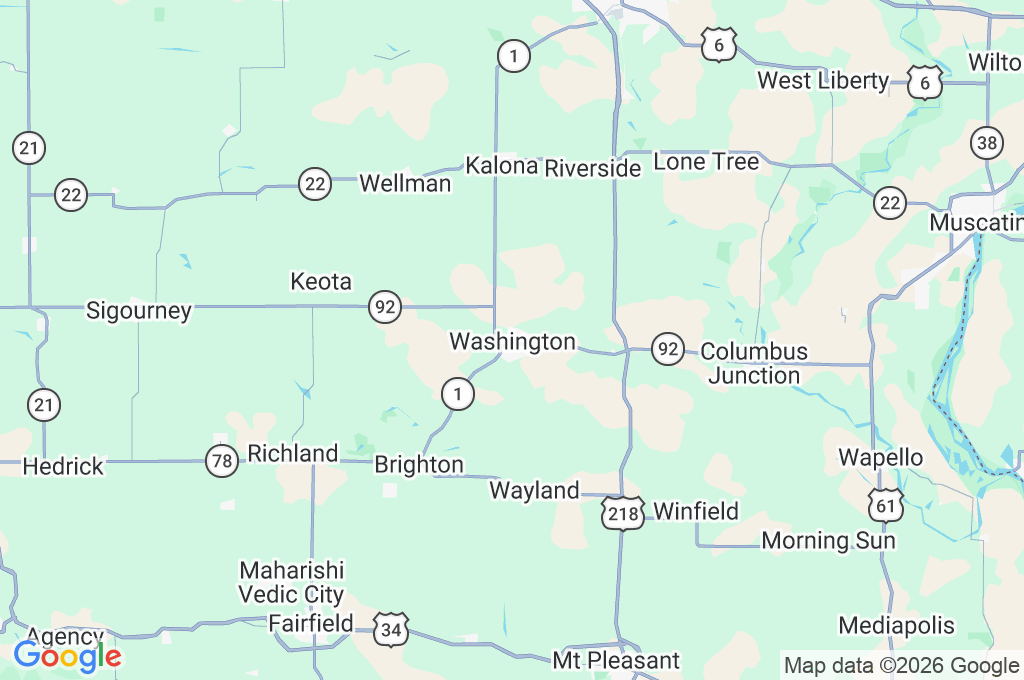 Washington Area Map Washington Area Map