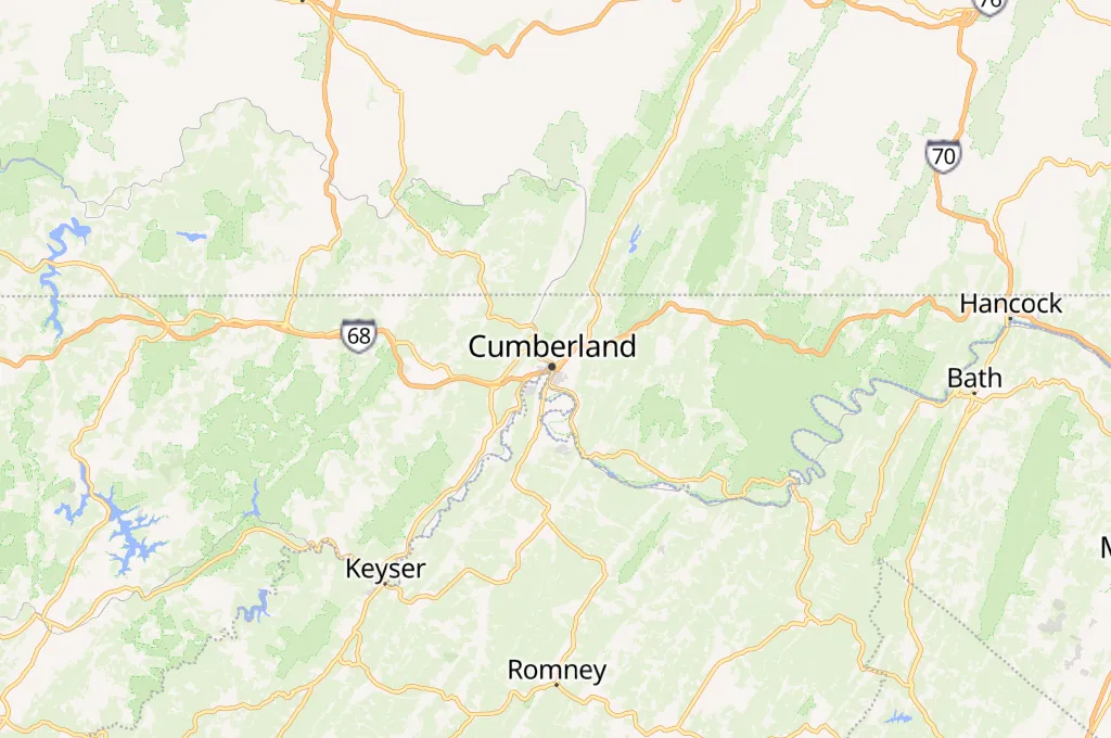Estación de Cumberland Area Map Estación de Cumberland Area Map