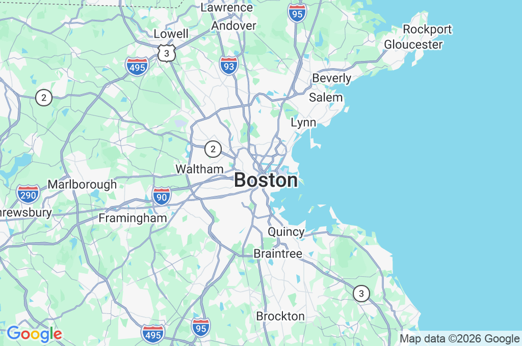 Boston Area Map