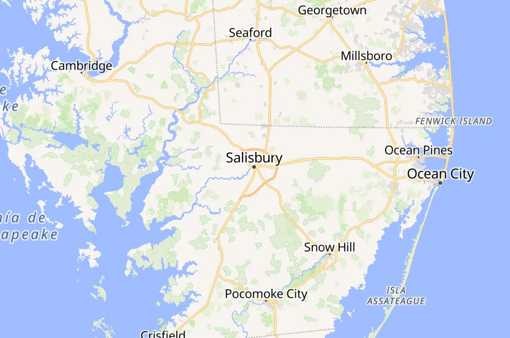 Downtown Salisbury Area Map