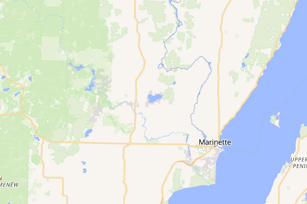 Lago Noquebay Area Map