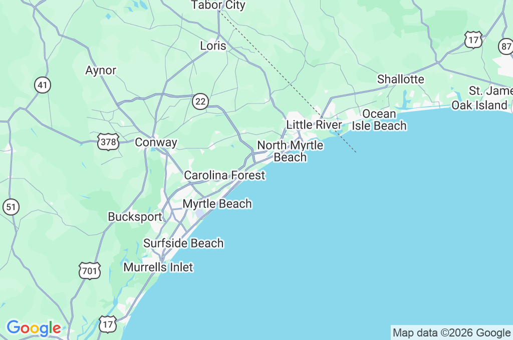 Sea Watch Resort Area Map