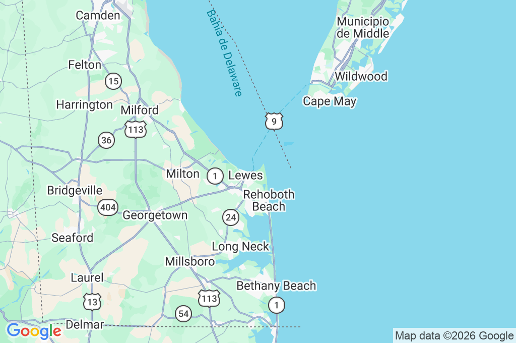 Cape Henlopen State Park Area Map Cape Henlopen State Park Area Map