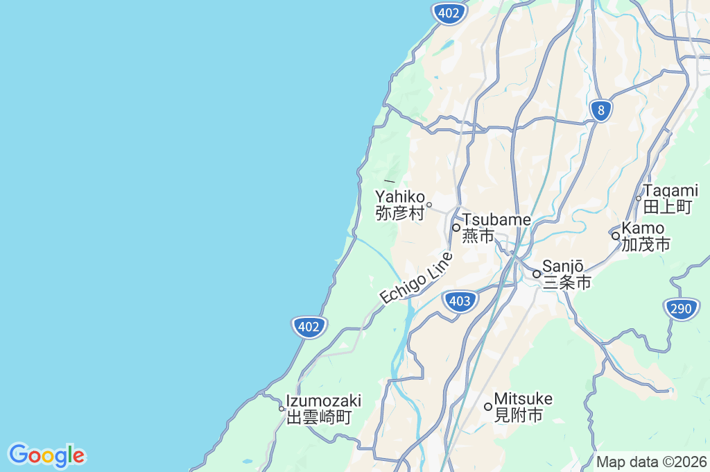 Teradomari Area Map