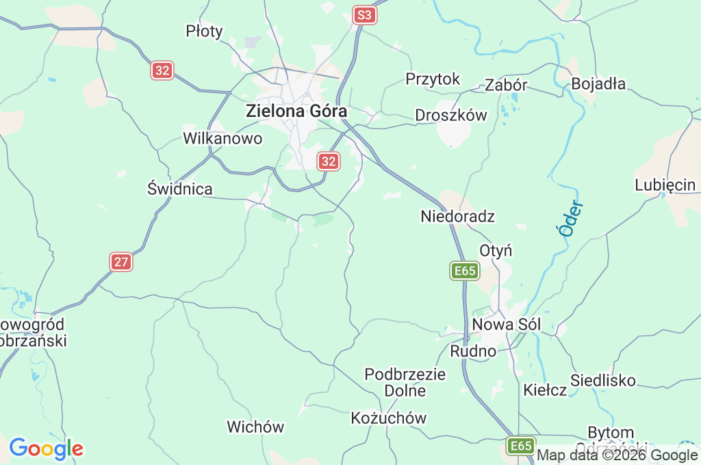 Zatonie Area Map Zatonie Area Map
