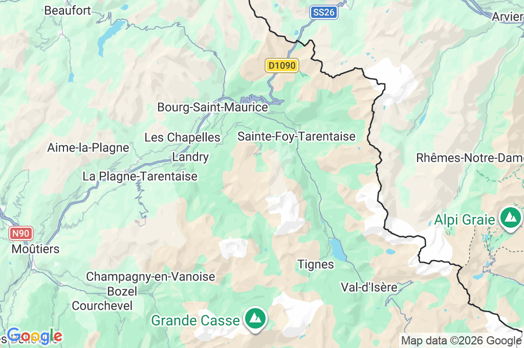 Le Varet Area Map Le Varet Area Map