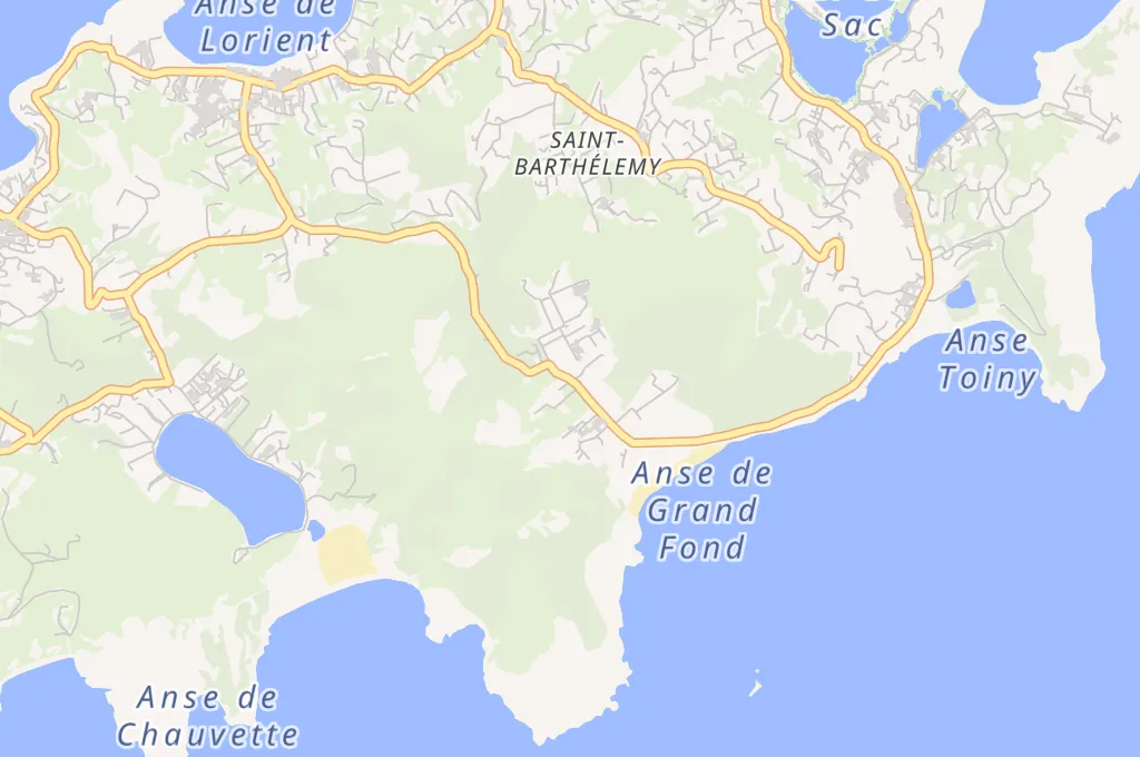 Grand Fond Area Map