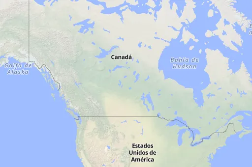 Map of Canadá