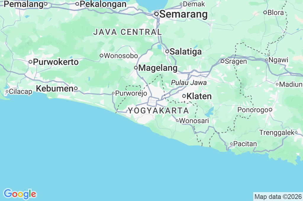 Tugu Yogyakarta Area Map